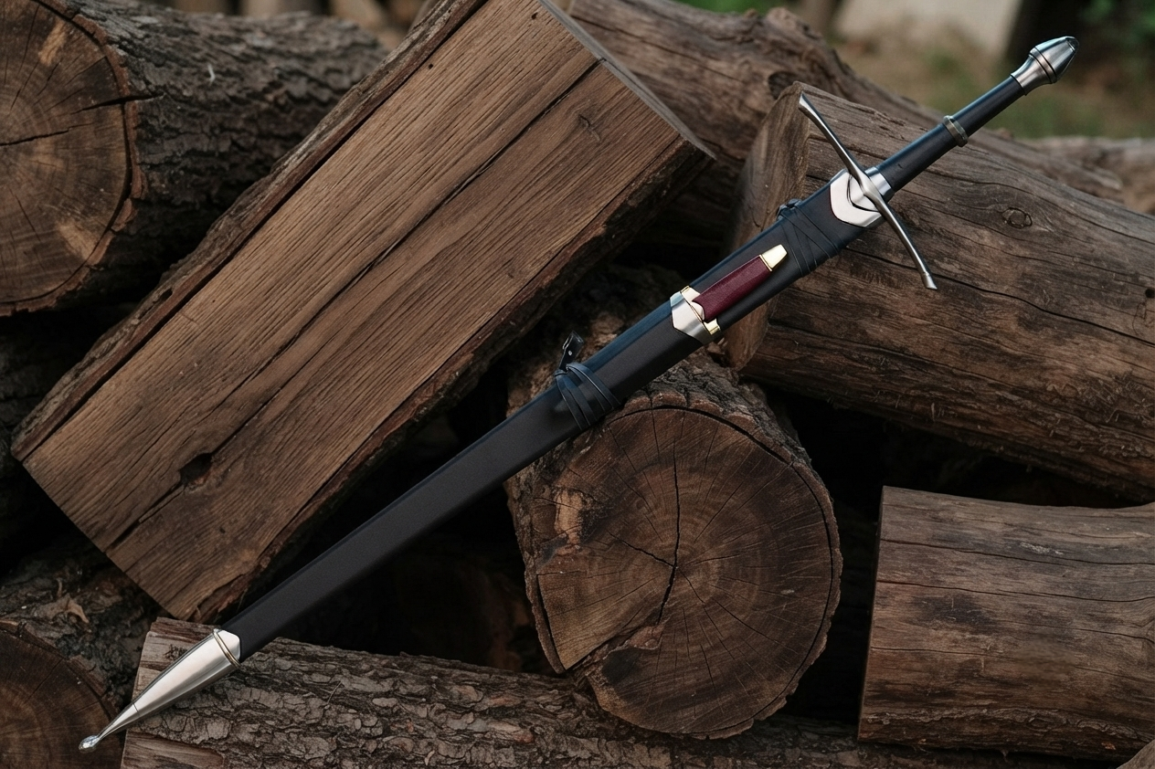Aragorn Strider Ranger Sword Replica | Handmade LOTR Medieval Sword With Knife