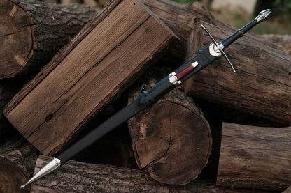 Aragorn Strider Ranger Sword Replica | Handmade LOTR Medieval Sword With Knife