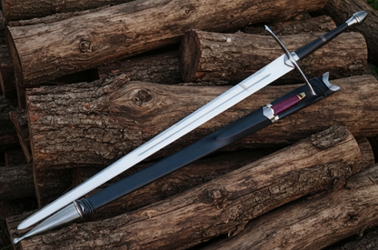 Aragorn Strider Ranger Sword Replica | Handmade LOTR Medieval Sword With Knife