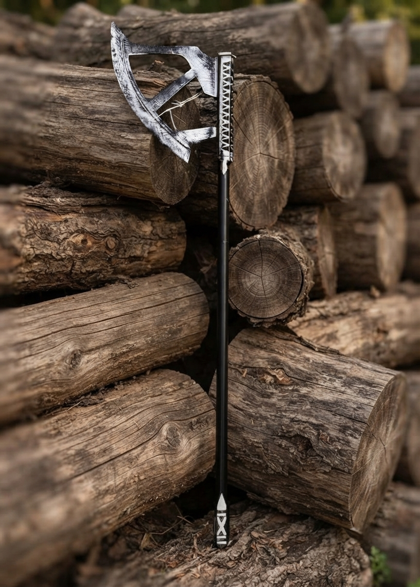 Gimli Walking Axe Replica – Handmade LOTR Dwarven Axe