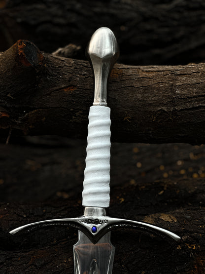 Gandalf Glamdring Sword & Staff Set – Handmade LOTR Wizard Collection