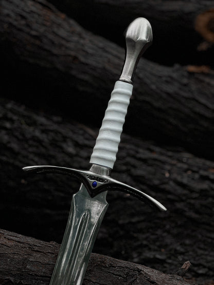 Gandalf Glamdring Sword & Staff Set – Handmade LOTR Wizard Collection