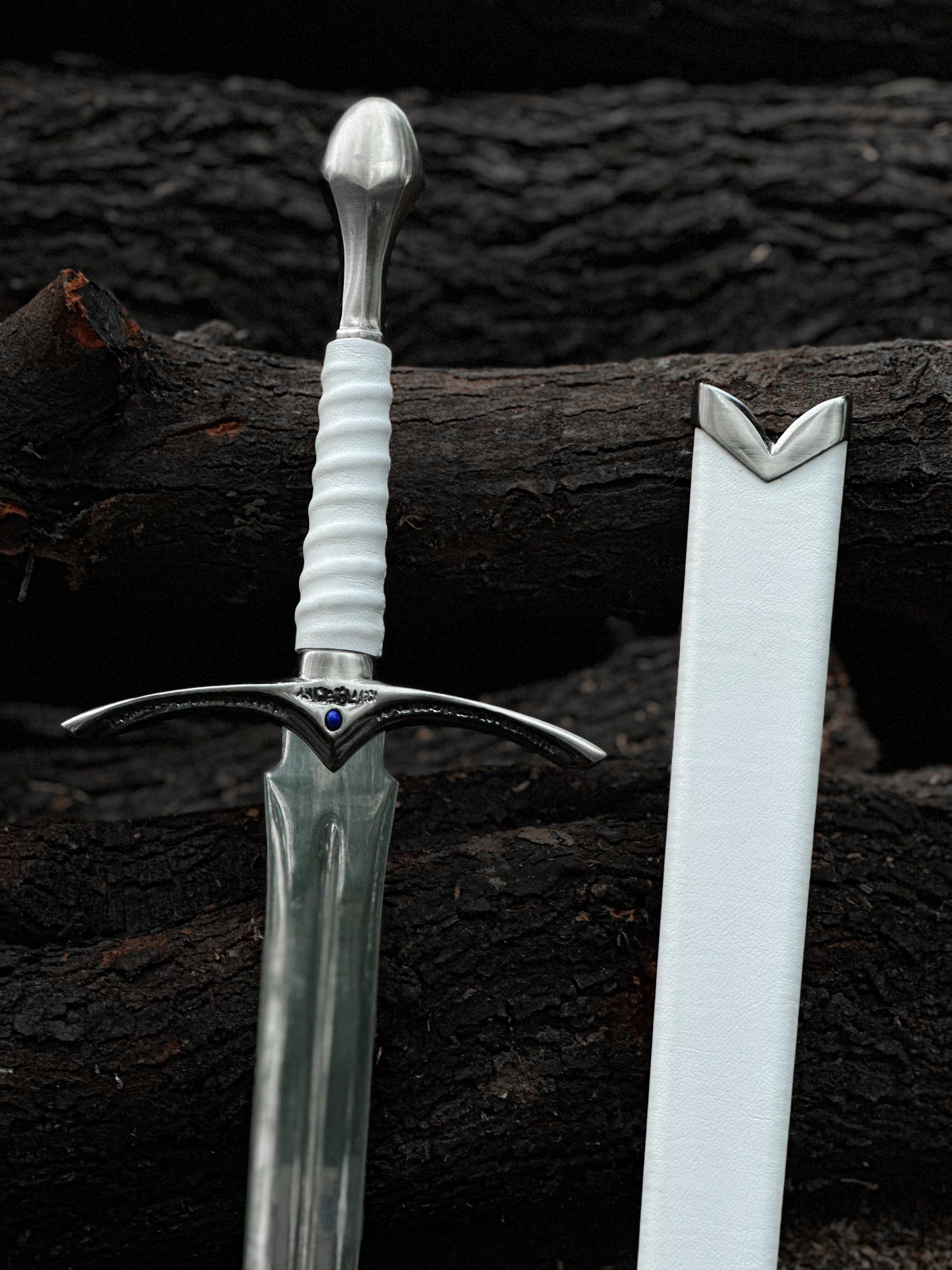 Gandalf Glamdring Sword & Staff Set – Handmade LOTR Wizard Collection