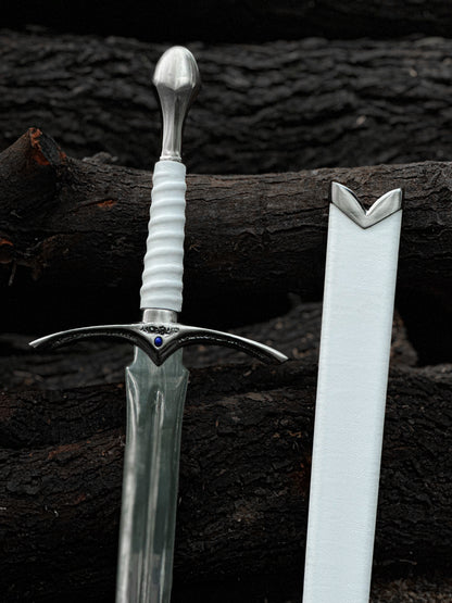 Gandalf Glamdring Sword & Staff Set – Handmade LOTR Wizard Collection