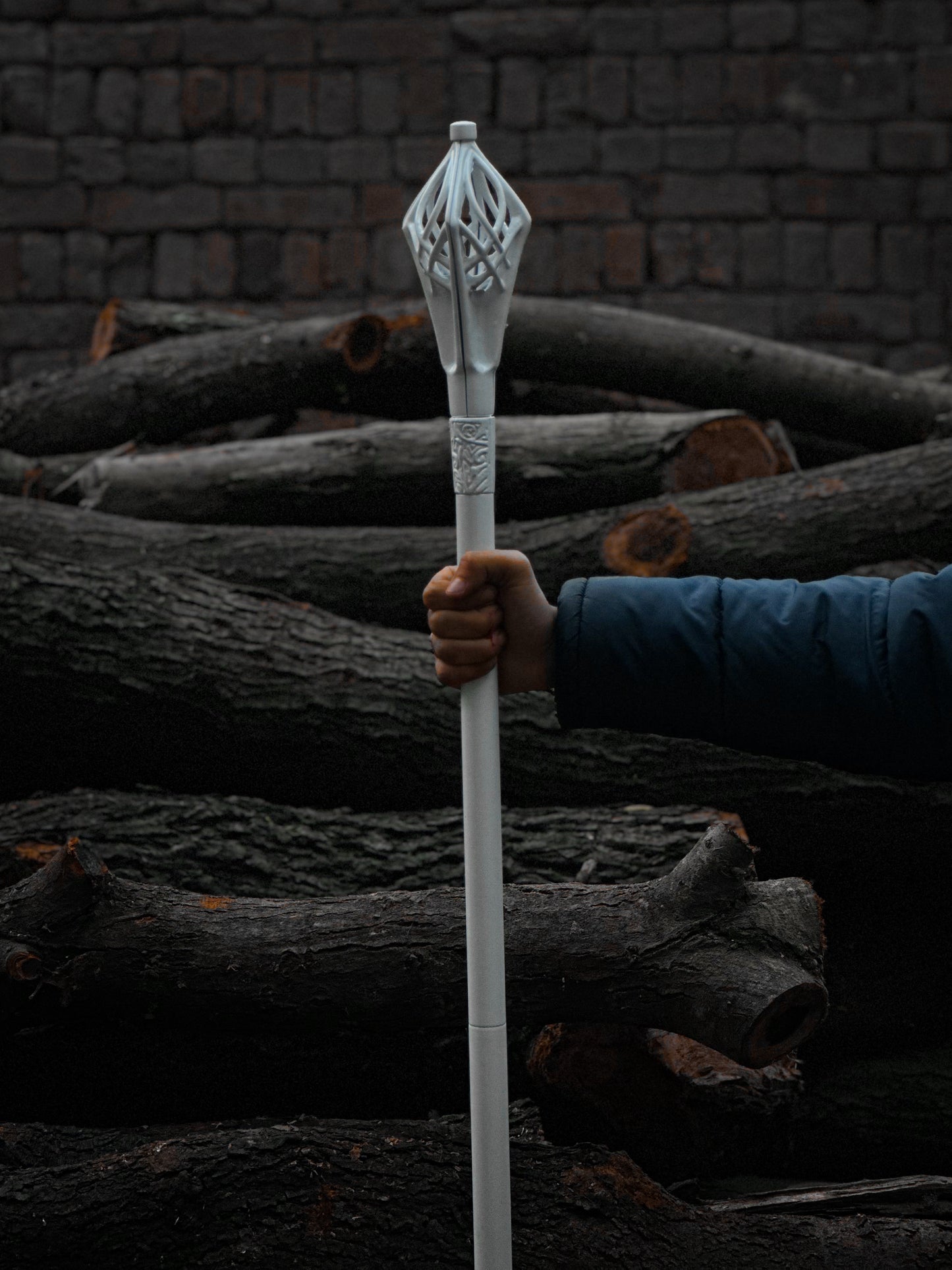 Gandalf Glamdring Sword & Staff Set – Handmade LOTR Wizard Collection