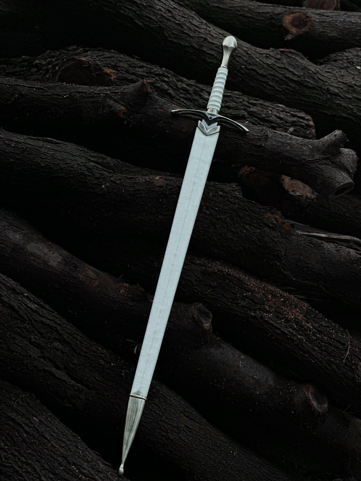 Gandalf Glamdring Sword & Staff Set – Handmade LOTR Wizard Collection