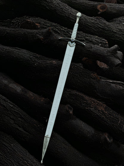 Gandalf Glamdring Sword & Staff Set – Handmade LOTR Wizard Collection