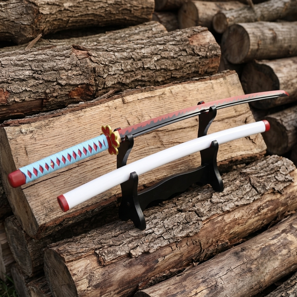 Mitsuri Kanroji Sword – Hnadmade Demon Slayer Love Hashira Nichirin Katana Replica