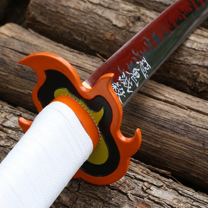 Kyojuro Rengoku Sword – Demon Slayer Nichirin Katana Replica | Kimetsu no Yaiba