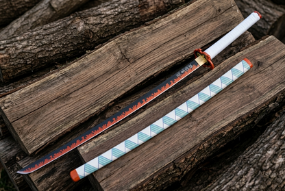 Kyojuro Rengoku Sword – Demon Slayer Nichirin Katana Replica | Kimetsu no Yaiba